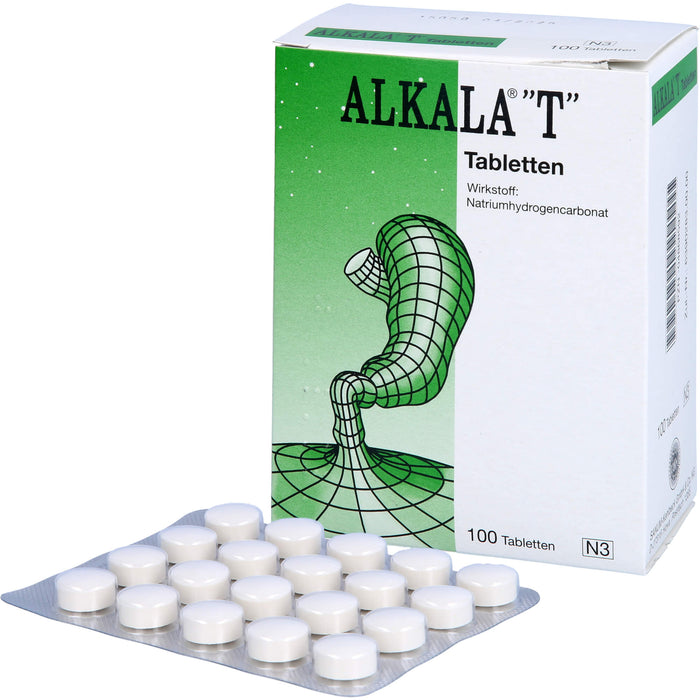 ALKALA T Tabletten bei Sodbrennen und säurebedingten Magenbeschwerden, 100 pcs. Tablets