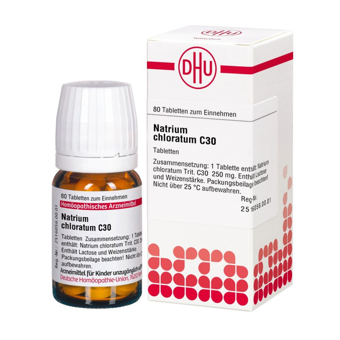 DHU Natrium chloratum C30 Tabletten, 80 pcs. Tablets