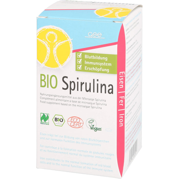 GSE Spirulina 500mg Bio Naturland, 240 pc Tablettes