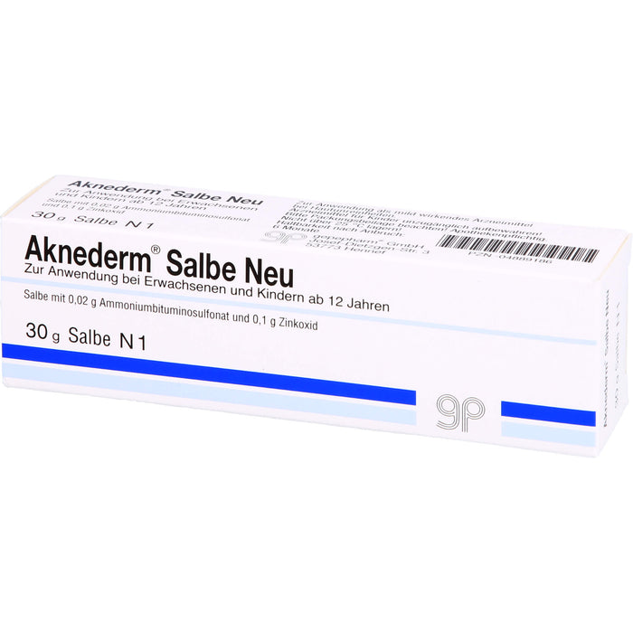 Aknederm Salbe Neu bei Hautunreinheiten, 30 g Ointment