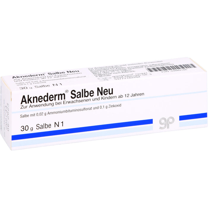 Aknederm Salbe Neu bei Hautunreinheiten, 30 g Onguent