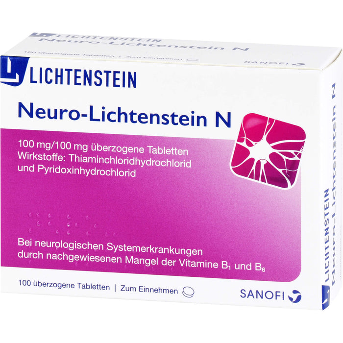 Zentiva Neuro-Lichtenstein N überzogene Tabletten, 100 pcs. Tablets