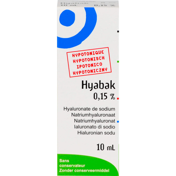 Hyabak, 10 ml Solution