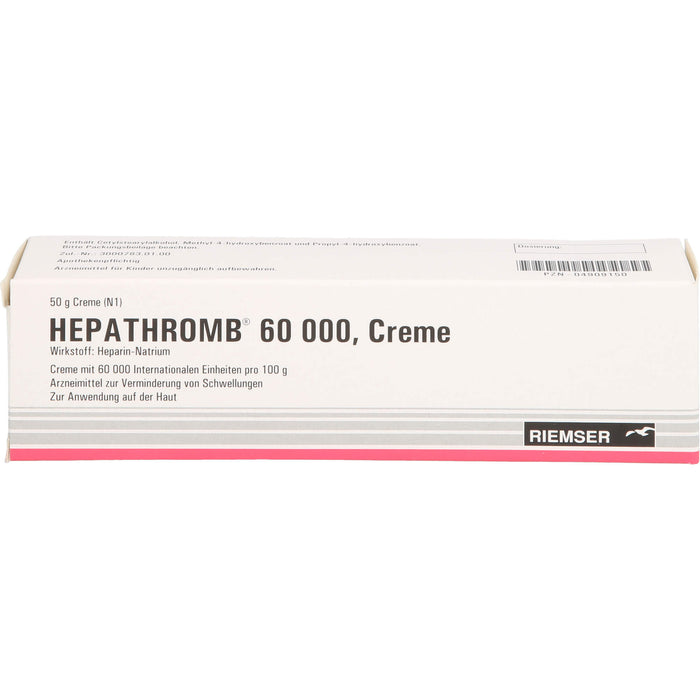 RIEMSER Hepathromb 60000 Creme, 50 g Cream