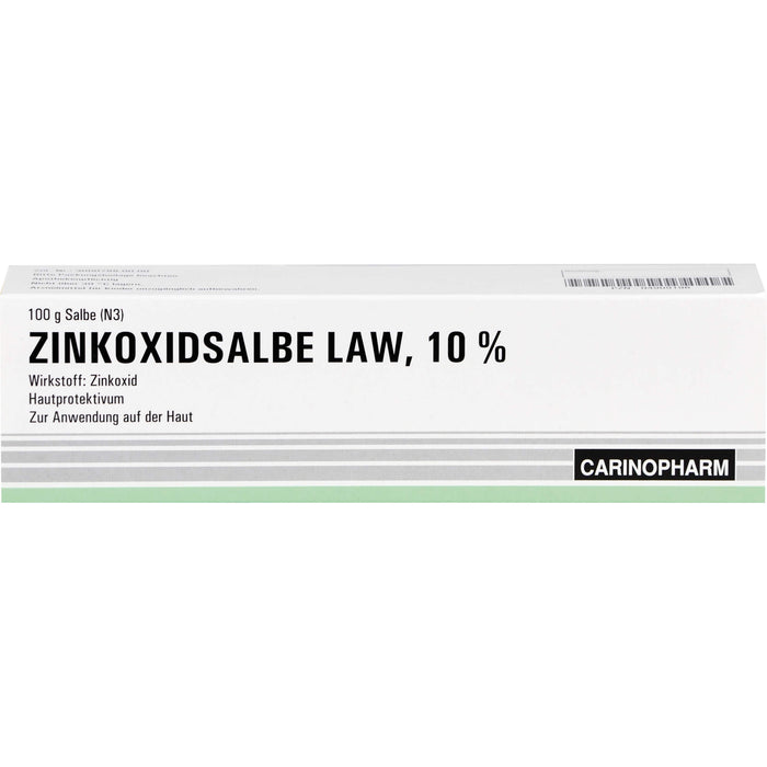 Abanta Pharma Zinkoxidsalbe LAW 10 % Hautprotektivum, 100 g Salbe