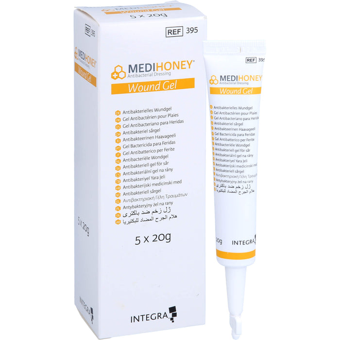 MEDIHONEY antibakterielles Wundgel, 5X20 g GEL