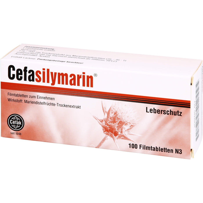 Cefasilymarin, Filmtabletten, 100 St FTA