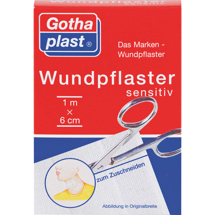 Gothaplast Wundpflaster sensitiv 1 m x 6 cm, 1 pc Pansement