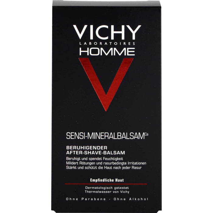 VICHY Homme Sensi-Mineralbalsam Ca After-Shave-Balsam, 75 ml Creme