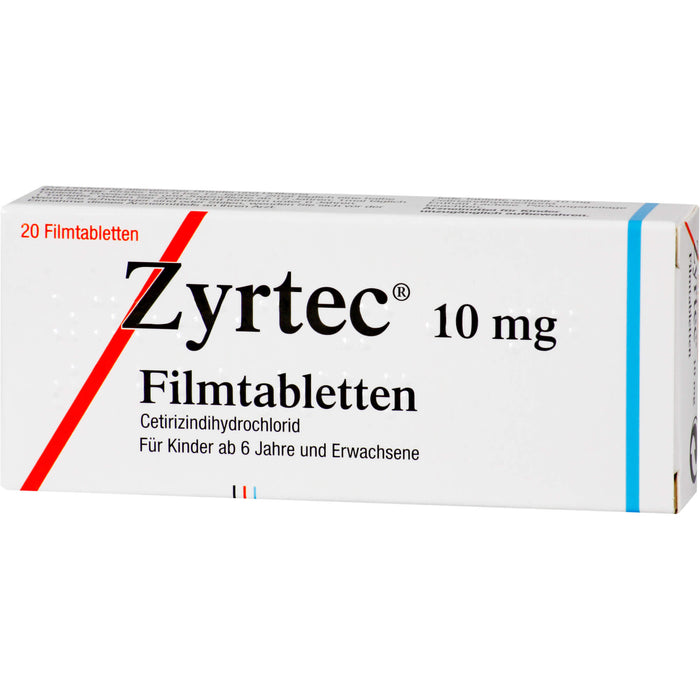 ZYRTEC Filmtabletten Antiallergikum, 20 pc Tablettes