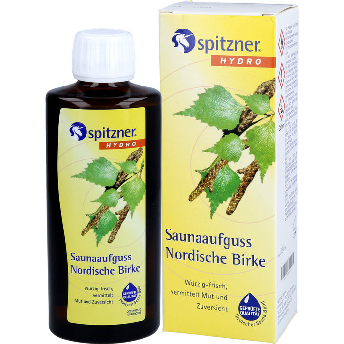 spitzner Hydro Saunaaufguss Nordische Birke, 190 ml Konzentrat