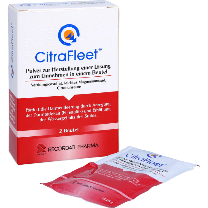 CitraFleet Beutel fördert die Darmentleerung, 2 pcs. Sachets