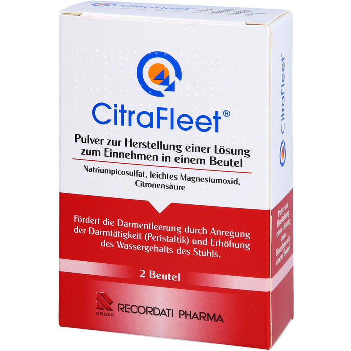 CitraFleet Beutel fördert die Darmentleerung, 2 pcs. Sachets