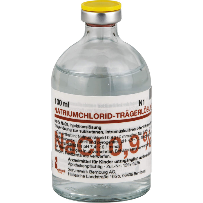 Natriumchlorid Trägerlösung Bernburg Injektionslösung, 100 ml Solution
