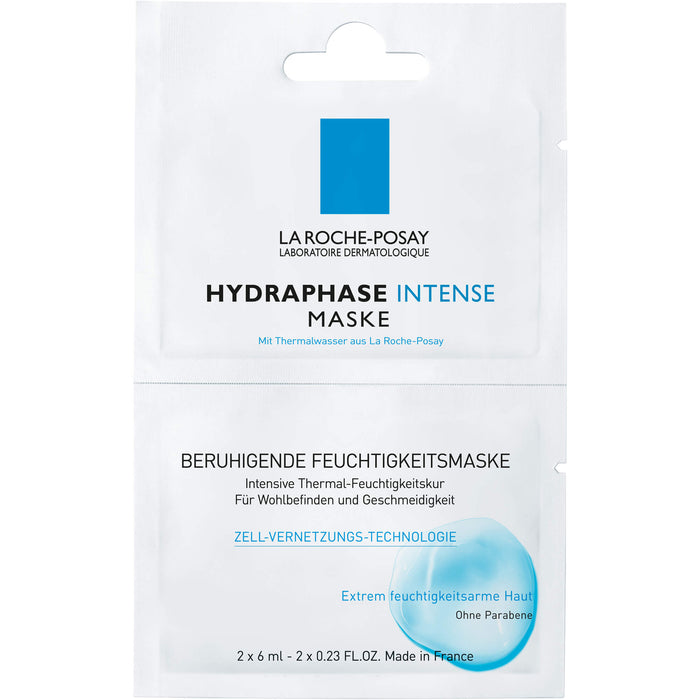 La Roche-Posay Hydraphase intense Masque, 2 pcs. Masks