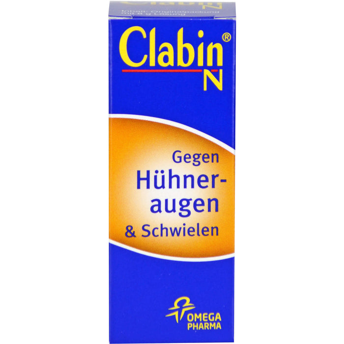 Clabin N gegen Hühneraugen & Schwielen Lösung, 8 g Solution