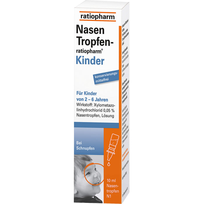 NasenTropfen-ratiopharm Kinder, 10 ml Lösung