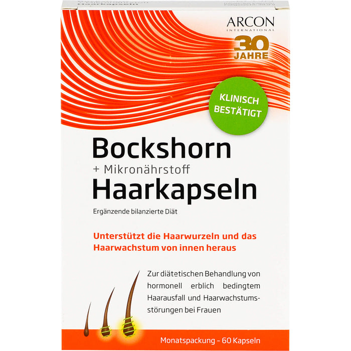 Arcon Bockshorn + Mikronährstoff Haarkapseln, 60 St. Kapseln