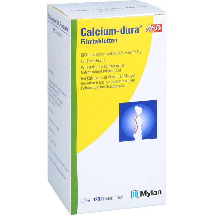 Calcium-dura Vit D3 Filmtabletten, 120 St FTA