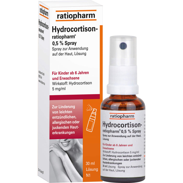 Hydrocortison-ratiopharm 0,5 % Spray, 30 ml Lösung