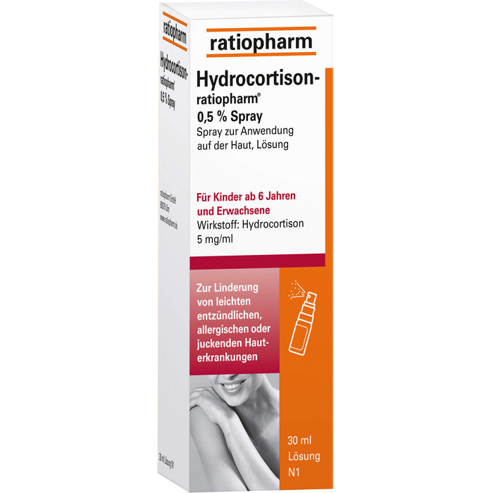 Hydrocortison-ratiopharm 0,5 % Spray, 30 ml Solution