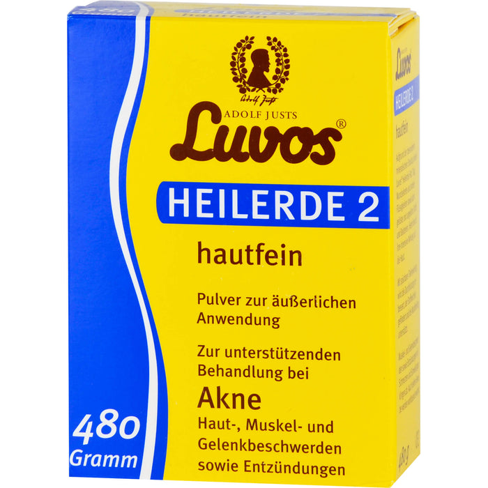 Luvos Heilerde 2 hautfein Pulver bei Akne, 480 g Pulver