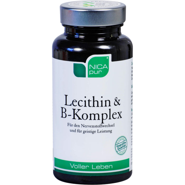 NICApur Lecithin & B-Komplex Kapseln, 60 pc Capsules