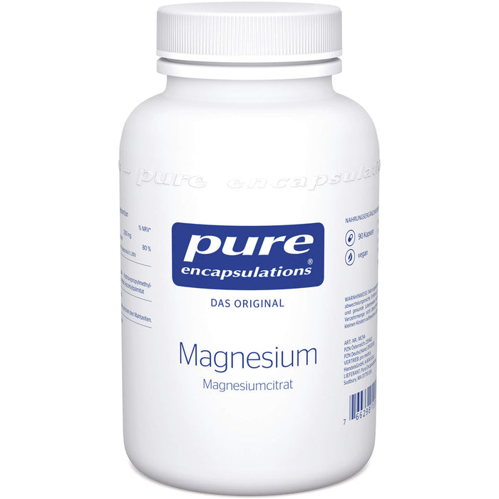 pure encapsulations Magnesium Magnesiumcitrat Kapseln, 90 pcs. Capsules