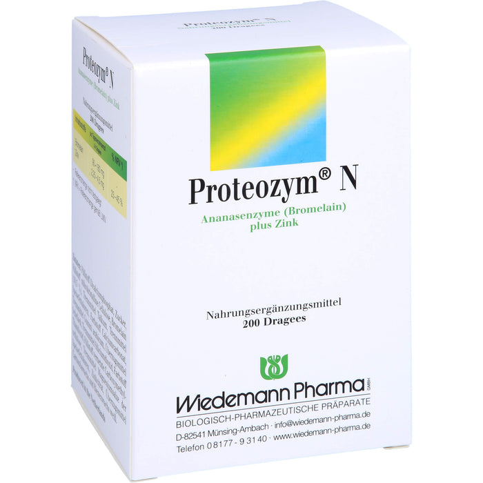 Proteozym N Dragees, 200 pc Tablettes