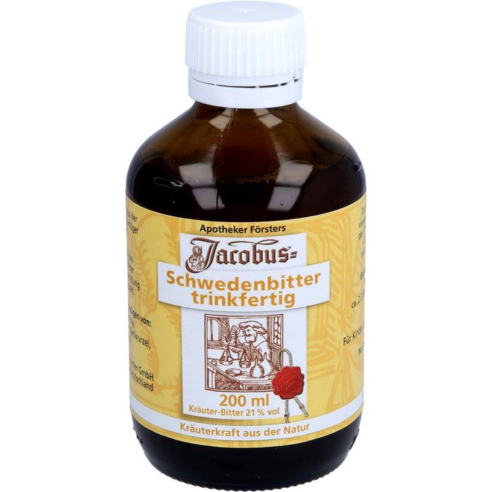 Jacobus Schwedenbitter trinkfertige Mischung aus erlesenen Kräutern und Wurzeln, 200 ml Lösung