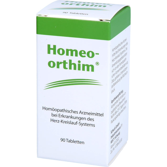 Homeo-orthim Tabletten bei Erkrankungen des Herz-Kreislauf-Systems, 90 St. Tabletten