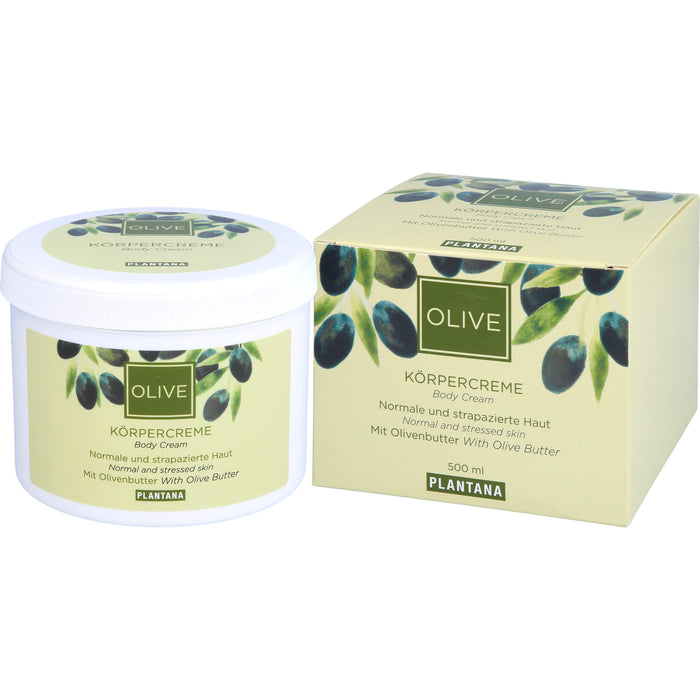 Plantana Olive-Butter Körper-Creme, 500 ml Cream