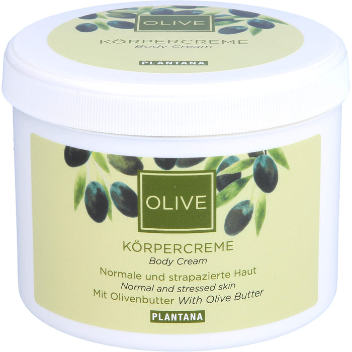 Plantana Olive-Butter Körper-Creme, 500 ml Creme