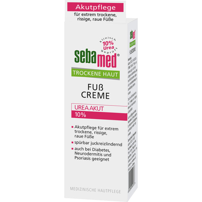 Sebamed Fußcreme für trockene Haut 10% Urea, 100 ml Crème