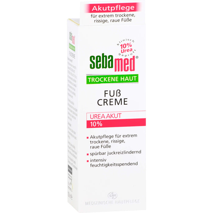 Sebamed Fußcreme für trockene Haut 10% Urea, 100 ml Cream