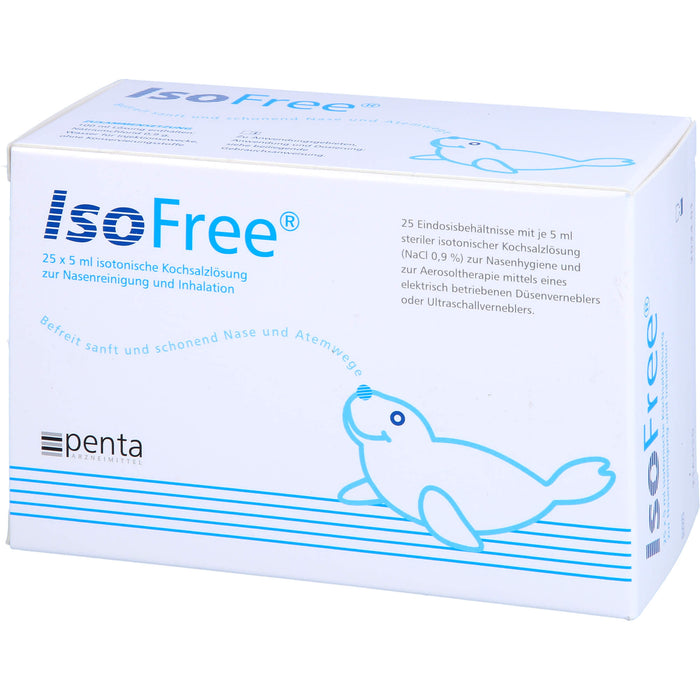 IsoFree, sterile isotonische Kochsalzlösung, 25X5 ml EDP