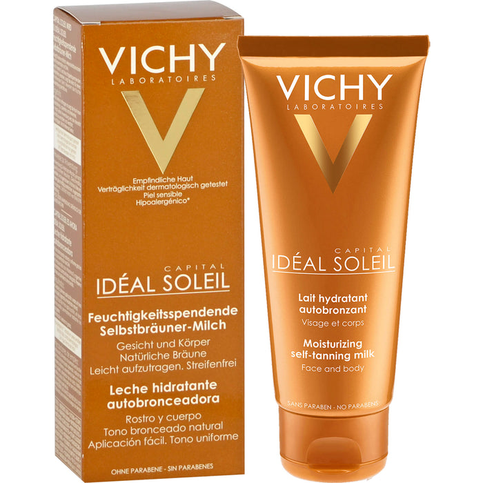 VICHY Idéal Soleil Selbstbräuner-Milch für empfindliche Haut, 100 ml Crème