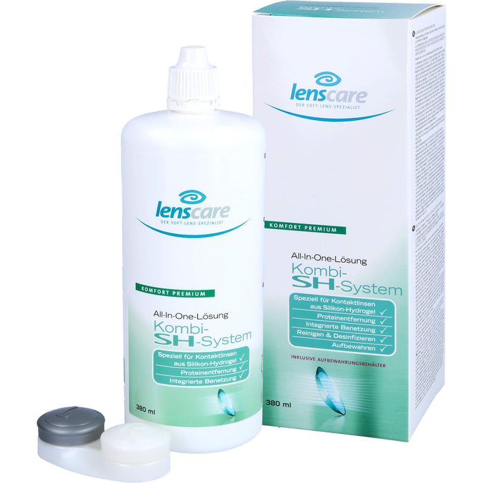 Lenscare Kombi-SH-System + 1 Behälter, 380 ml Solution