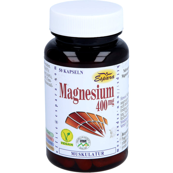 Espara Magnesium 400 mg Kapseln, 50 pc Capsules