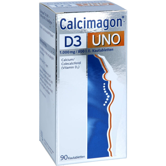 Calcimagon D3 Uno Kautabletten, 90 St. Tabletten