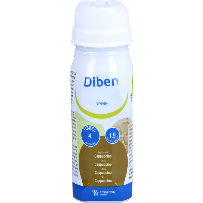 DIBEN DRINK CAPPUCCINO (1,5 KCAL/ML), 4X200 ml FLU