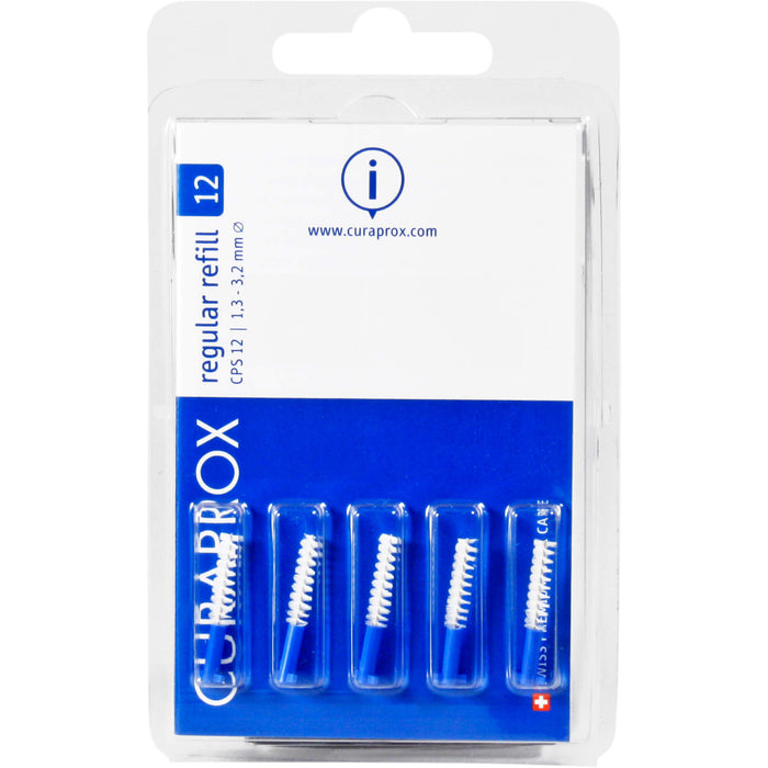 CURAPROX Interdentalbürsten CPS 12 regular 1,3 - 3,2 mm blau, 5 St. Interdentalbürsten