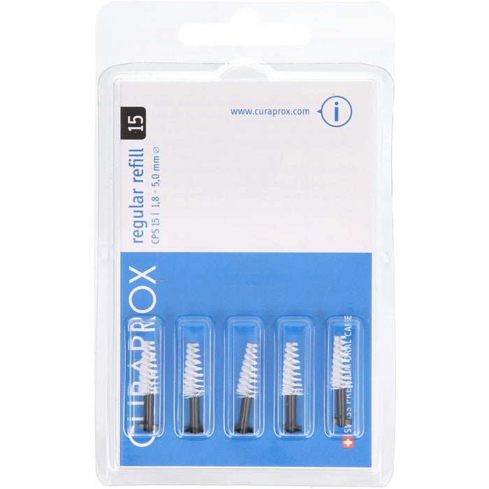 CURAPROX Interdentalbürsten CPS 15 regular 1,8 - 5,0 mm, 5 pcs. Interdental brushes