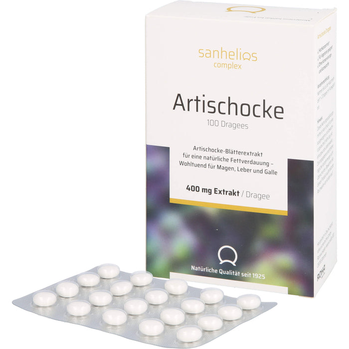 Sanhelios Artischocke Dragees, 100 pcs. Tablets