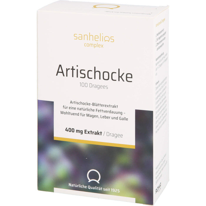 Sanhelios Artischocke Dragees, 100 pcs. Tablets