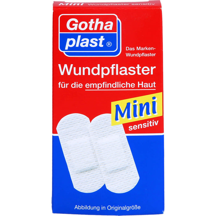 Gothaplast Wundpflaster MINI sensitiv 4x1,7cm, 20 St. Pflaster