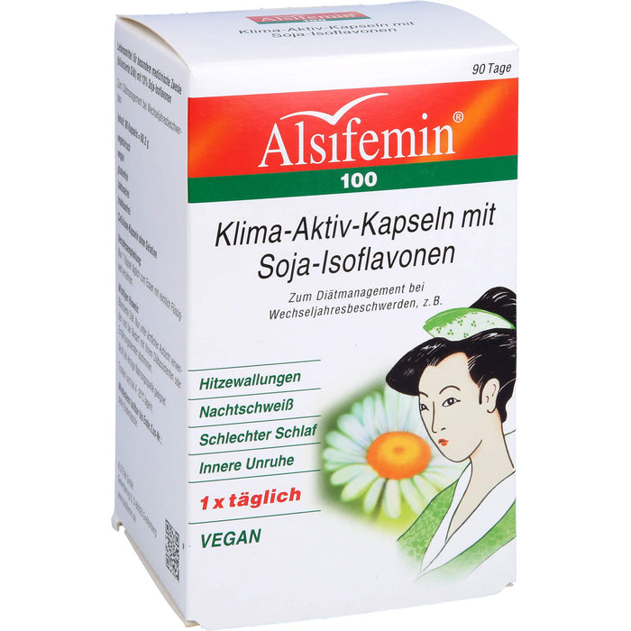 Alsifemin 100 Klima-Aktiv-Kapseln mit Soja-Isoflavonen, 90 St. Kapseln