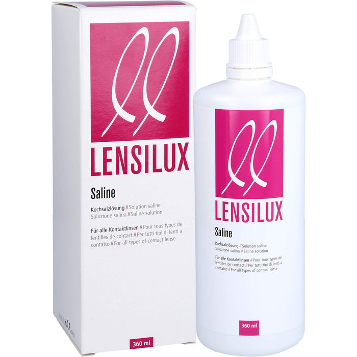 Lensilux Saline Kochsa Lsg, 360 ml LOE