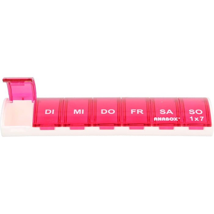 ANABOX 1 x 7 pink Medikamenten-Dosierer, 1 pc petite boîte