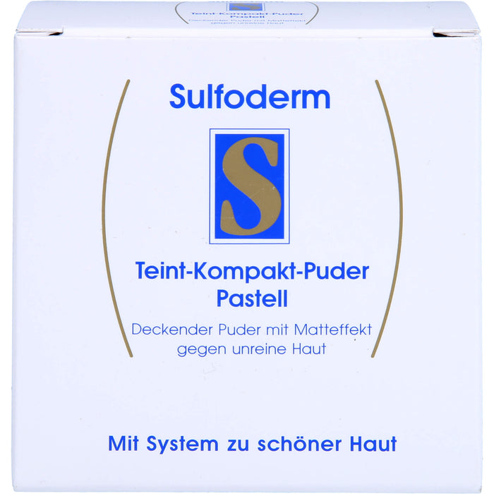 Sulfoderm S Teint-Kompakt-Puder pastell, 10 g Poudre